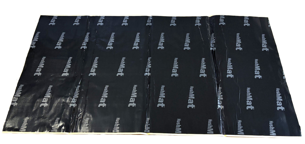 HushMat MEGA Bulk Kit – Sound Deadening & Thermal Insulation Sheets for Full Vehicle Coverage (72 Sq Ft, Black Foil)