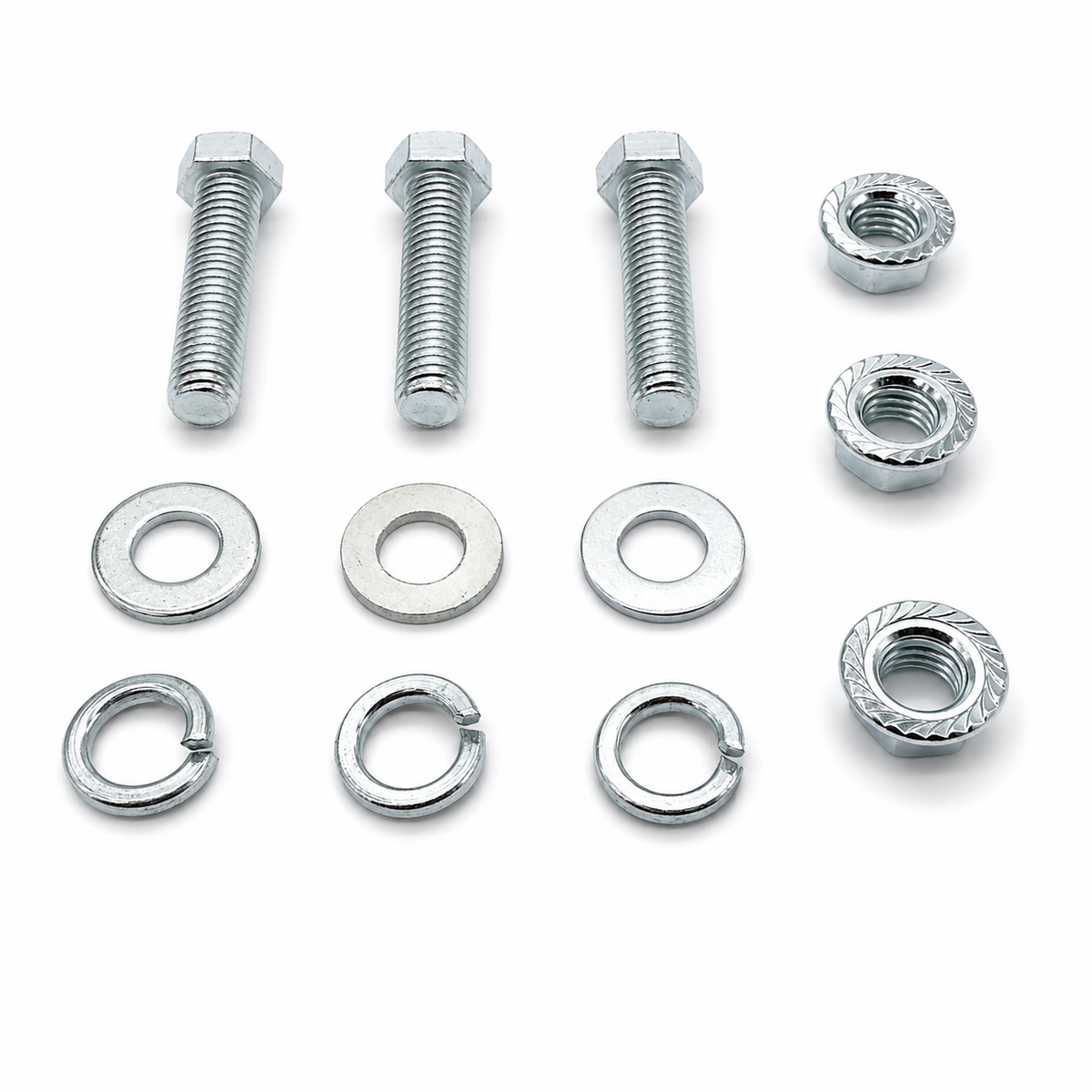 Hardware for Exhaust Cutouts - Bolts and washers - FITS ALL SIZE CUT OUTS - 303510B
