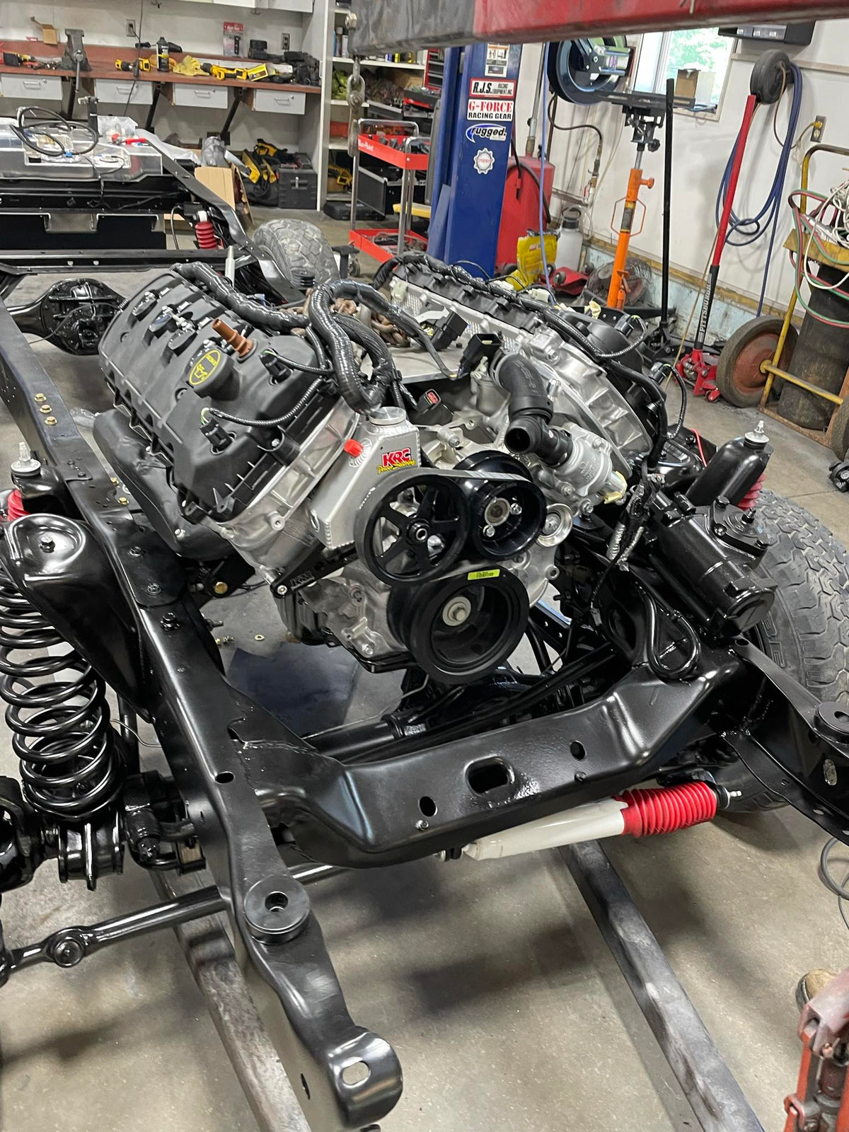 Coyote Swap 1973-79 Ford F100 and Bronco 4x4 Engine & Trans Mount Kit