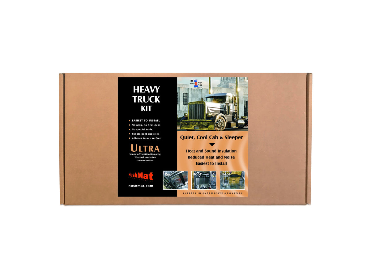 Heavy duty universal truck insulation kit for cab and floor.  Total 50 sqft.