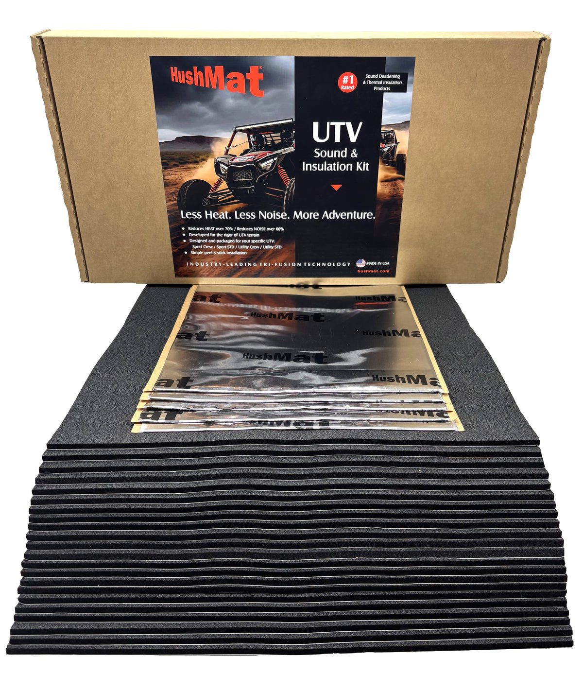 HushMat UTV Crew Sport Sound Deadening & Thermal Insulation Kit