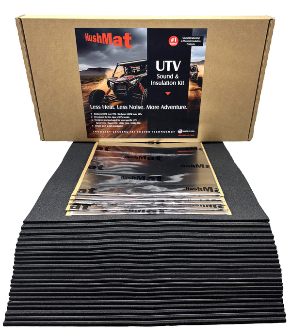 HushMat UTV Crew Sport Sound Deadening & Thermal Insulation Kit