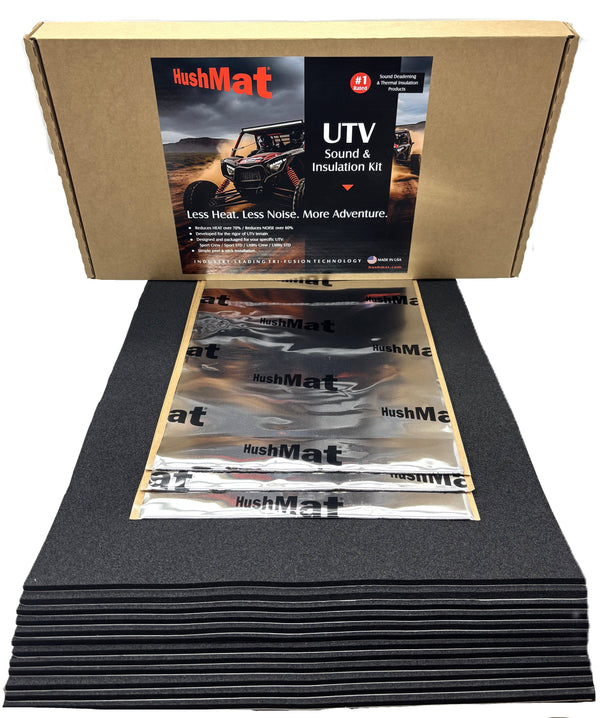 HushMat UTV Crew Utility Sound Deadening & Thermal Insulation Kit