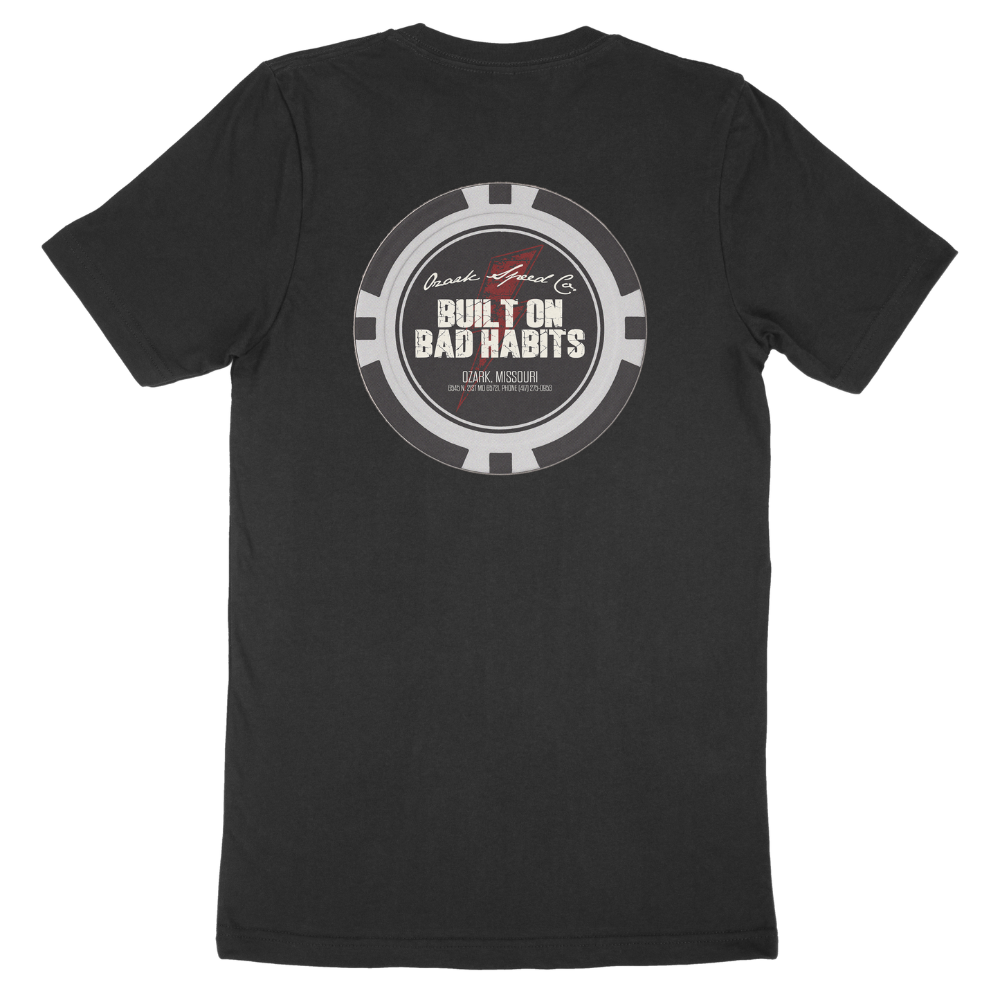 Built on Bad habits Poker Chip