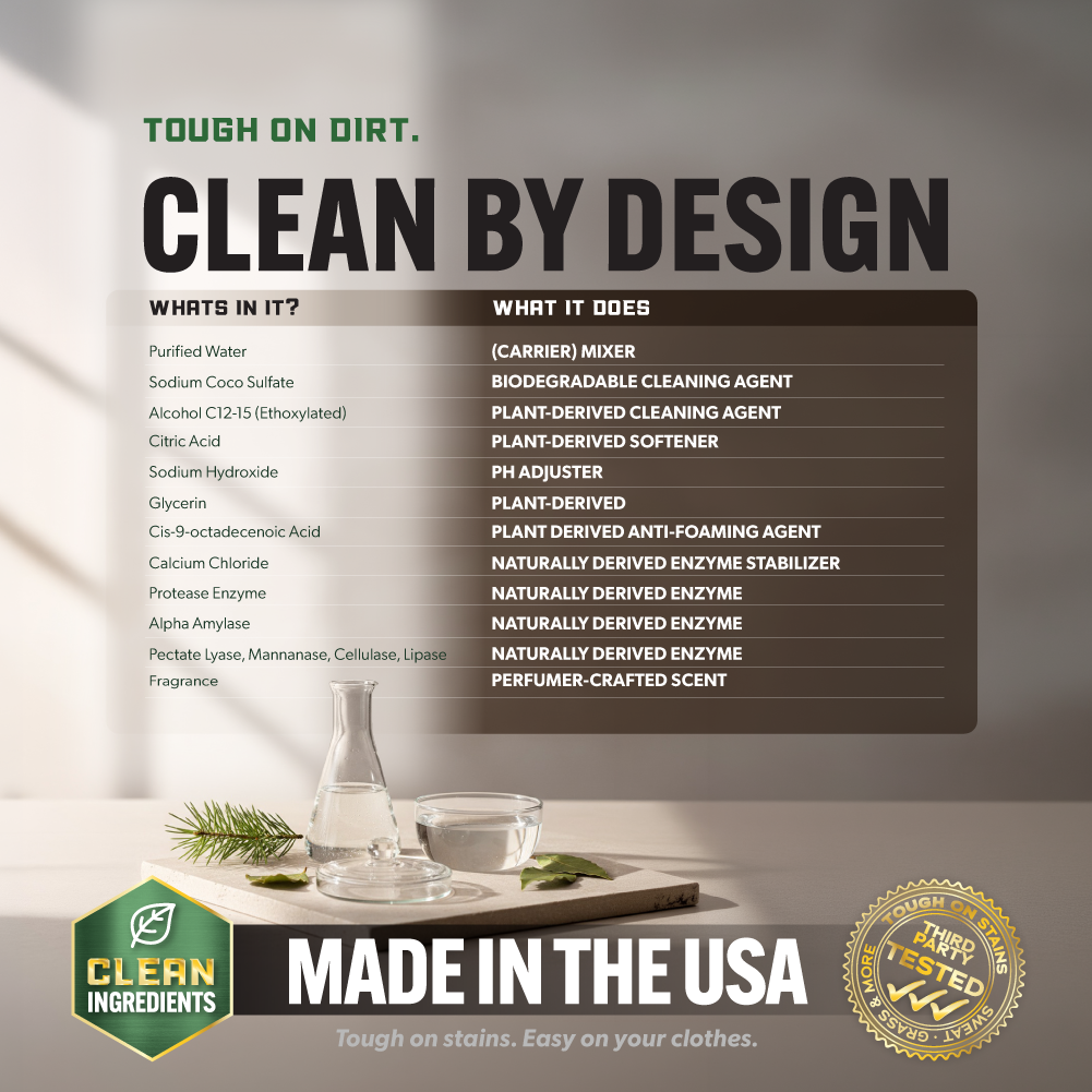 Heavy Duty Premium Laundry Detergent (100 Loads) -  PINE & CEDAR